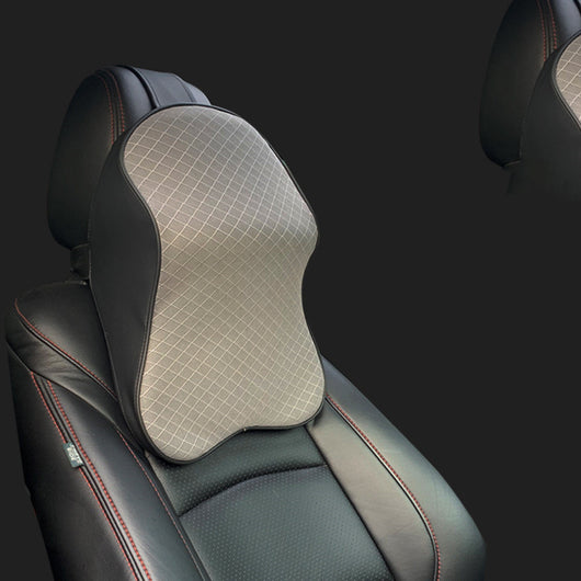 Almohada de Espuma Viscoelástica para Auto - Soporte Cervical y Lumbar