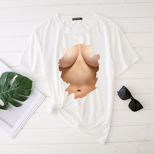 Camiseta Divertida Talla Grande para Mujer - Diseño Irónico Manga Corta - Image 5