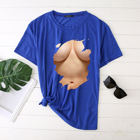Camiseta Divertida Talla Grande para Mujer - Diseño Irónico Manga Corta - Image 4