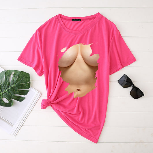 Camiseta Divertida Talla Grande para Mujer - Diseño Irónico Manga Corta - Image 11