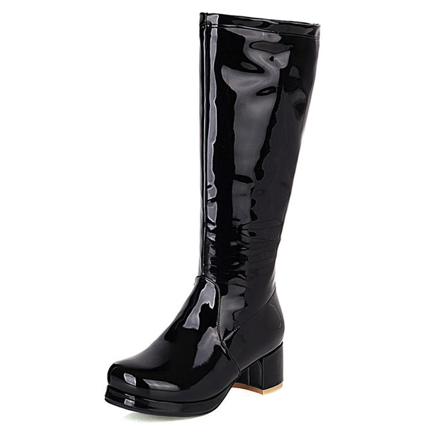 Botas Lolita de Tacón Medio para Mujer - Tallas Grandes - Image 3