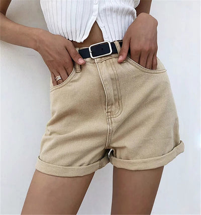 Shorts Denim Ajustados Sexy con Bolsillos - Hot Pants de Moda - Image 10
