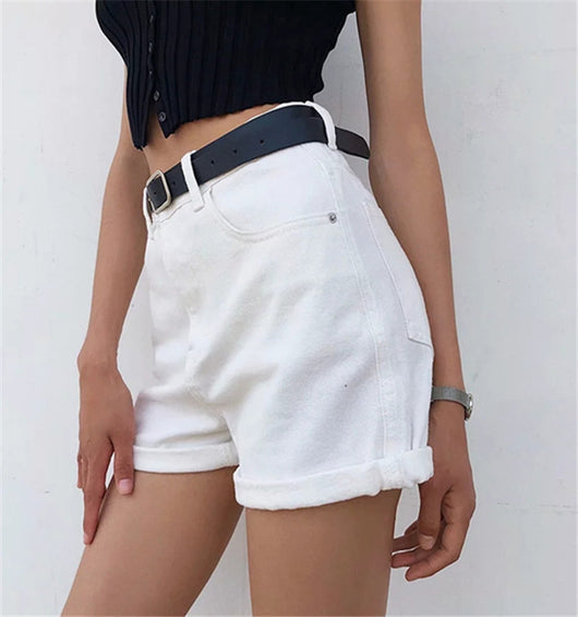 Shorts Denim Ajustados Sexy con Bolsillos - Hot Pants de Moda - Image 9