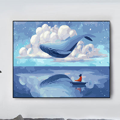 Kit de Pintura por Números - Hombre y el Océano con Marco Incluido - Image 9