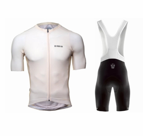 Conjunto de Maillot Ciclismo Manga Corta con Tirantes