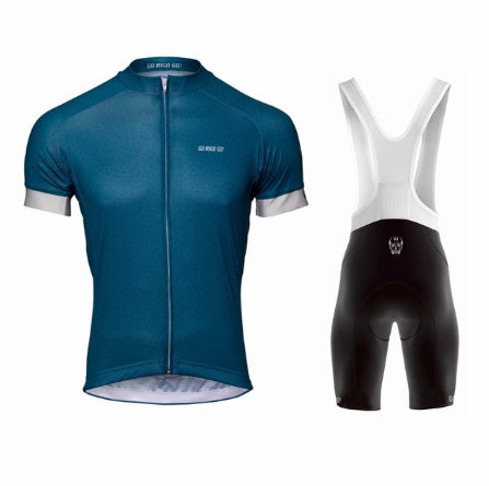 Conjunto de Ciclismo Profesional con Tirantes - Manga Corta