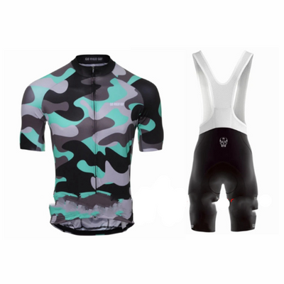 Conjunto de Ciclismo Profesional con Tirantes - Manga Corta - Image 13
