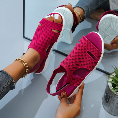 Zapatos Deportivos Malla Transpirable Efecto Frosted Punta Pez Viscosa - Image 13
