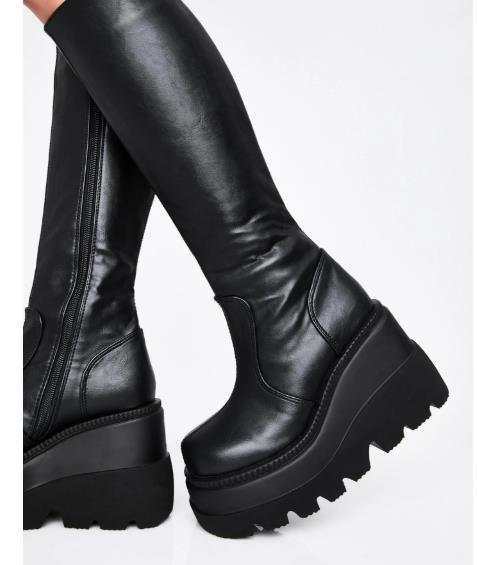 Botas de Plataforma Gruesa para Mujer - Estilo Europeo Otoño Talla Grande - Image 9