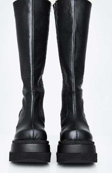 Botas de Plataforma Gruesa para Mujer - Estilo Europeo Otoño Talla Grande - Image 10