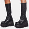 Botas de Plataforma Gruesa para Mujer - Estilo Europeo Otoño Talla Grande