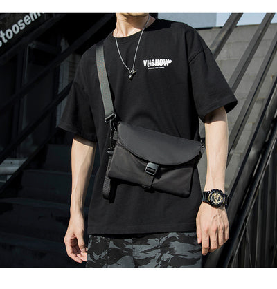 Bolsa de Pecho Urbana para Hombre - Mochila Bandolera Casual de Un Solo Hombro