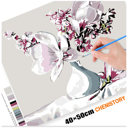 Cuadro de Combinación de Pintura al Óleo Digital - Personalización de Fotos (Paisaje, Personaje, Animal y Flores) - Image 5