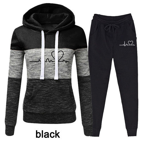 Conjunto Deportivo Casual para Mujer - Sudadera y Pantalón dos Piezas
