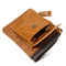 Billetera Vintage de Cuero para Hombre con Compartimentos Multifuncionales