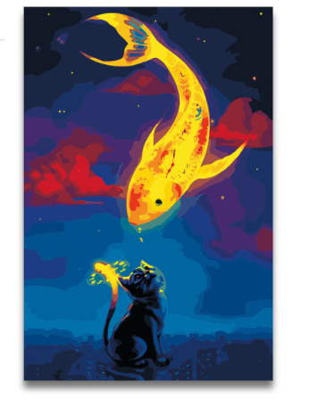 Pintura Digital de Ballena, Arte Infantil Oceánico - Image 7
