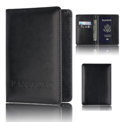 Cartera Pasaporte de Cuero Premium con Compartimentos de Boletos - Image 9