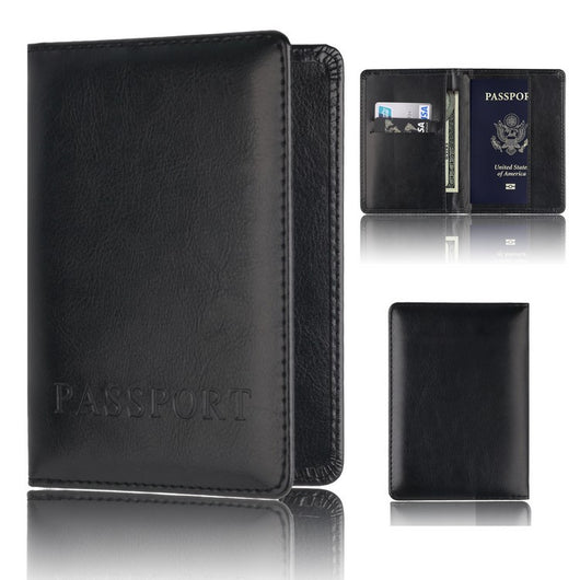Cartera Pasaporte de Cuero Premium con Compartimentos de Boletos - Image 9