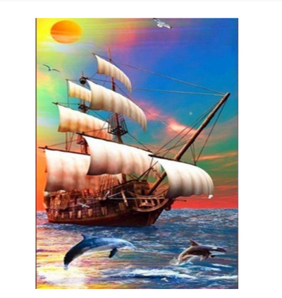 Cuadro Pintura por Números Paisaje Oceánico - Image 3