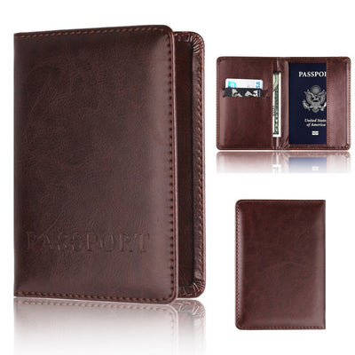 Cartera Pasaporte de Cuero Premium con Compartimentos de Boletos - Image 4