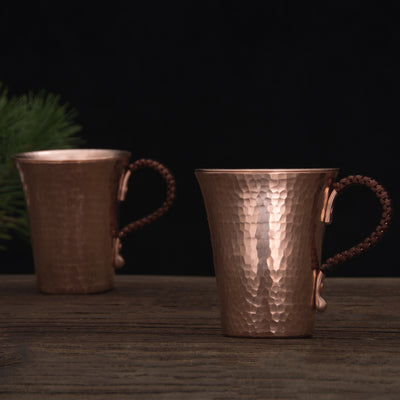 Vaso de Cobre Puro Hecho a Mano - Taza Gruesa de Cobre Premium - Image 4