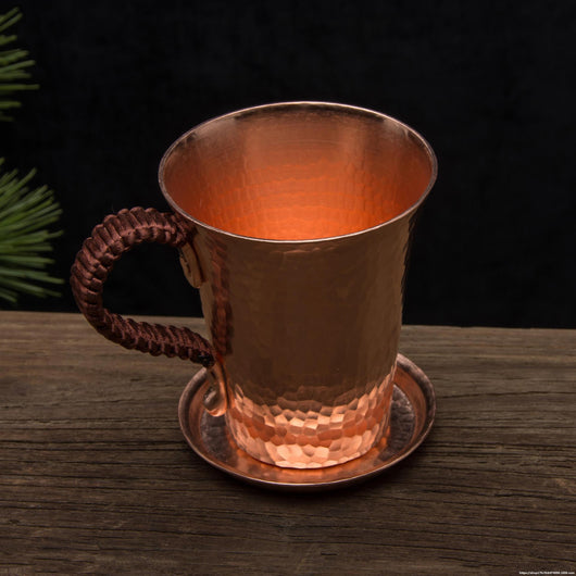 Vaso de Cobre Puro Hecho a Mano - Taza Gruesa de Cobre Premium - Image 5