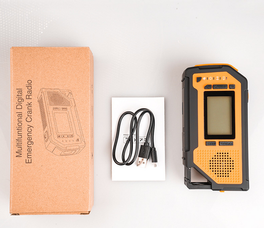 Linterna Solar de Emergencia Multifunción con Carga Manual y Radio - Image 13