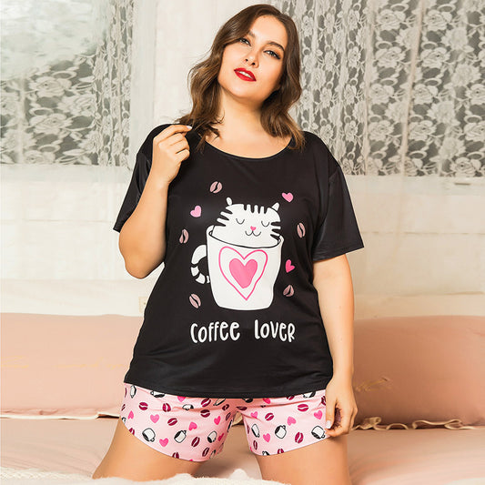 Pijama Corto Estampado Animal para Mujer - Comodidad para Casa - Image 2