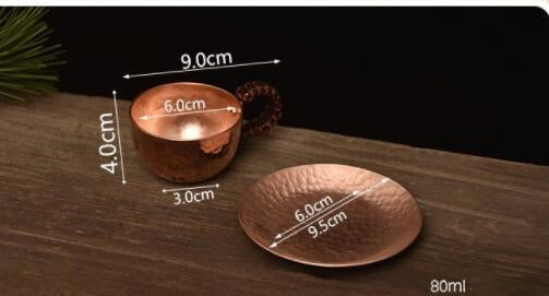Vaso de Cobre Puro Artesanal - Taza Engrosada para Agua y Bebidas - Image 7