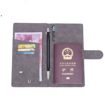 Cartera de Pasaporte Ultradelgada con Cierre Simple para Viajes Internacionales - Image 2