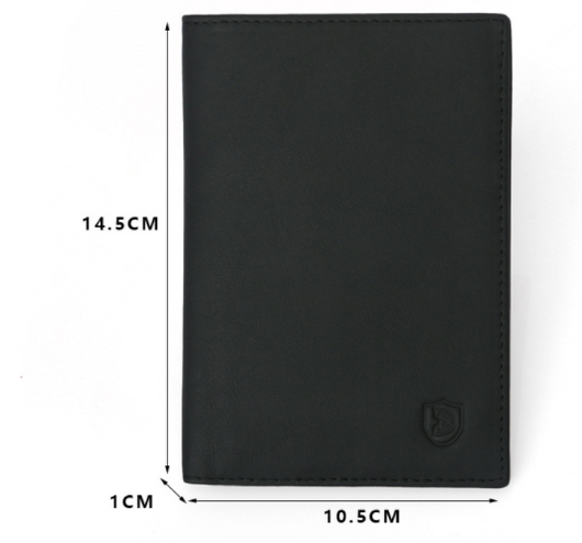 Cartera Pasaporte de Cuero Genuino con Compartimento para Documentos de Viaje - Image 7