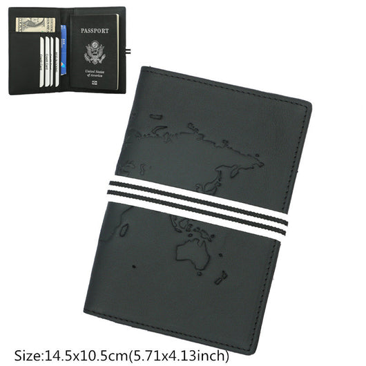 Cartera Pasaporte de Cuero Genuino con Compartimento para Documentos de Viaje - Image 9