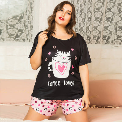 Pijama Corto Estampado Animal para Mujer - Comodidad para Casa - Image 5