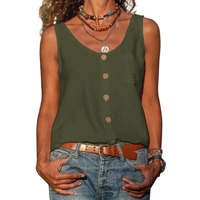 Chaleco Mujer Cuello V Botones Bolsillos - Diseño Versátil - Image 11