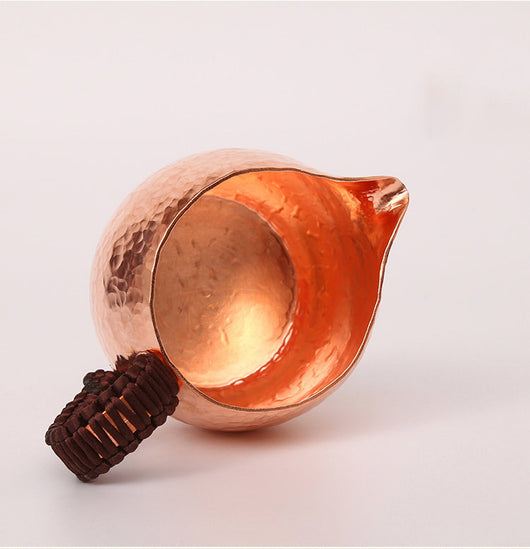 Divisor de Té de Cobre con Asa Lateral Antiescaldaduras para Juego Kung Fu - Image 6