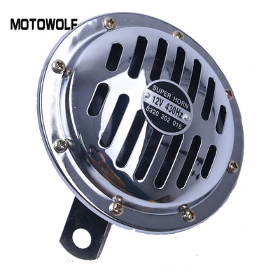 Claxon Eléctrico 12V Cromado Impermeable para Auto y Moto con Cubierta Protectora - Image 4