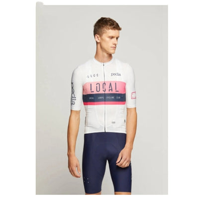 Camiseta de Ciclismo Blanca de Manga Corta para Exterior - Image 2