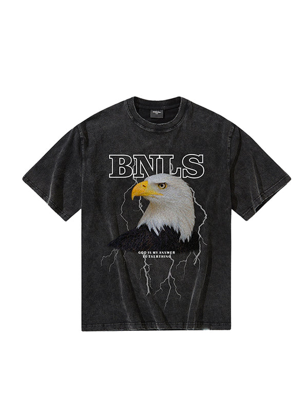 Playera American Eagle con Estampado de Rayos