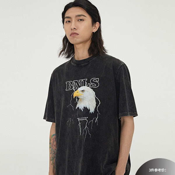 Playera American Eagle con Estampado de Rayos