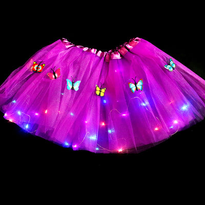 Falda Tutú Mariposa Iluminada