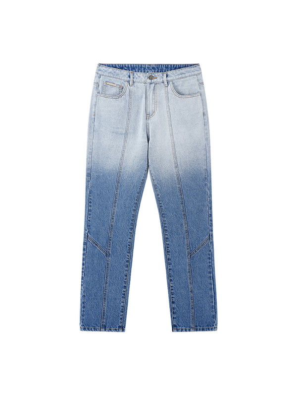 Jeans Rotos Degradados Efecto Lavado Vintage