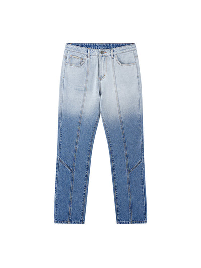 Jeans Rotos Degradados Efecto Lavado Vintage - Image 2