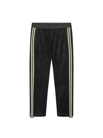 Pantalones de Terciopelo con Rayas Laterales y Cinta Dorada - Image 8