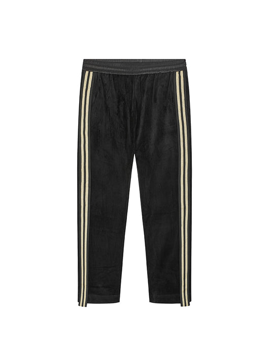 Pantalones de Terciopelo con Rayas Laterales y Cinta Dorada - Image 8