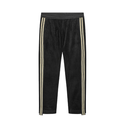 Pantalones de Terciopelo con Rayas Laterales y Cinta Dorada - Image 11