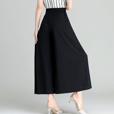Pantalones Culotte Anchos y Ligeros Largo Tobillo