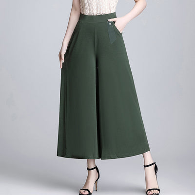 Pantalones Culotte Anchos y Ligeros Largo Tobillo - Image 2