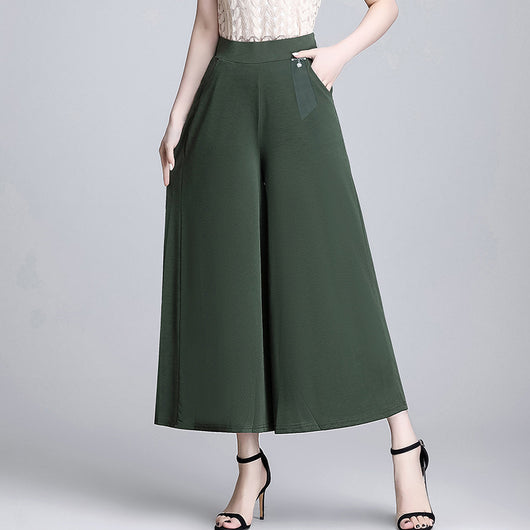 Pantalones Culotte Anchos y Ligeros Largo Tobillo - Image 2