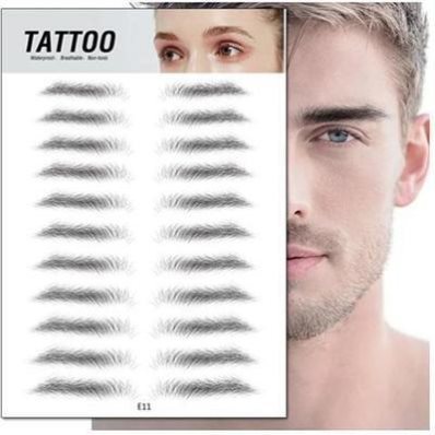 Pegatinas de Cejas 3D - Tatuaje Semipermanente Natural para Hombre y Mujer - Image 12