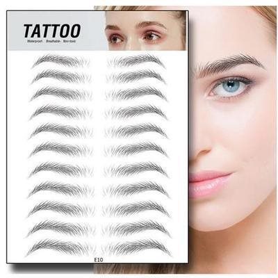Pegatinas de Cejas 3D - Tatuaje Semipermanente Natural para Hombre y Mujer - Image 10